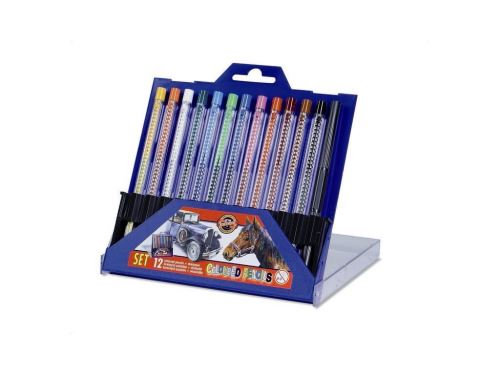 KOH-I-NOOR Pastelky SCALA mechanické 4012/12 - 12 barev
