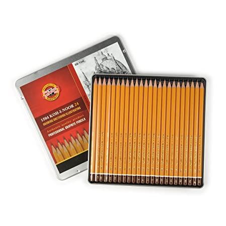 KOH-I-NOOR Tužky grafitové 1504 grafické - sada (4)