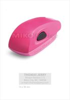 COLOP Stamp Mouse 20 - barva růžová - otisk 14 x 38 mm - polštářek černý