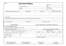 Cestovní příkaz s vyúčt. A5/oboustr./ (1)