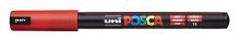UNI PC-1MR POSCA Akrylový popisovač 0,7 mm ultra tenký - červený [15]