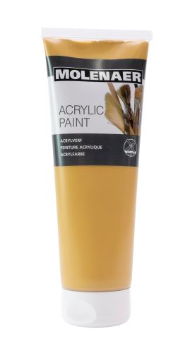 CREALL Molenaer akrylová barva Molenaer, 250 ml, okrová