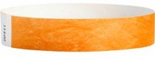 TYVEK Identifikační náramek 1,9 cm - neon orange