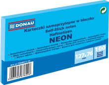 DONAU Samolepicí bloček, 127 x 76 mm, 100 listů - neonová - varianty (1)