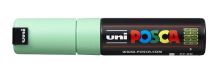 UNI PC-8K POSCA Akrylový popisovač 8 mm seříznutý široký - světle zelený [5]