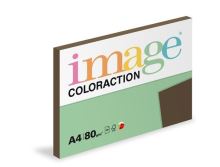 Kopírovací papír Coloraction A4 80g. BROWN - sytá hnědá (100 listů)
