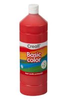 CREALL Temperová barva, 1000 ml - základní červená