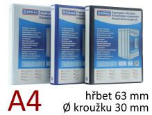 DONAU Prezentační pořadač A4, 4RD/30 mm, hřbet 63 mm, PP - varianty