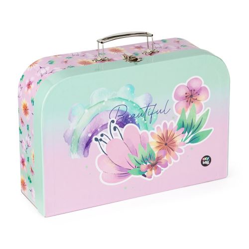Kufřík lamino 34 cm - Kytky