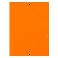 DONAU Spisové desky s gumičkou A4, prešpán 390 g/m2 , oranžové
