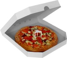 WIMEX Plastový distanční stojánek do pizza krabic 3 cm [100 ks] (2)