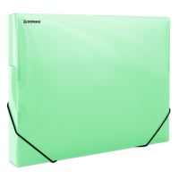 DONAU Box na spisy s gumičkou PP, A4, hřbet 30 mm - zelený