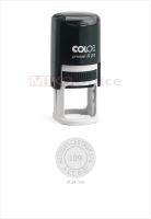 COLOP Printer R 24 - držák černý - otisk pr. 24 mm - polštářek fialový
