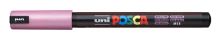 UNI PC-1MR POSCA Akrylový popisovač 0,7 mm ultra tenký - metalický růžový [M13]