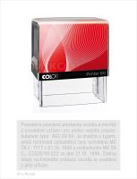 COLOP Printer 60 - černé - kompletní razítko - polštářek červený