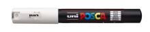 UNI PC-1M POSCA Akrylový popisovač 0,7-1 mm extra tenký - bílý [1]