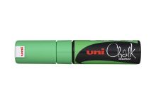 UNI PWE-8K Chalk Marker Křídový popisovač 8 mm - fluo-zelený
