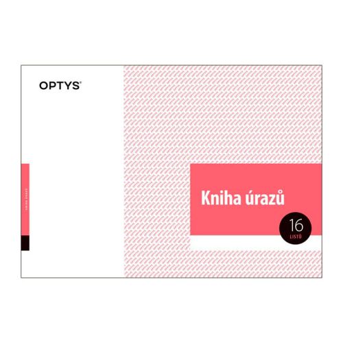 OPTYS 1229 Kniha úrazů - A4