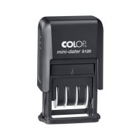 COLOP Printer Mini-Dater S 120 - držák modrý - datumové - polštářek černý COLOP Printer Mini-Dater S 120 - držák modrý - datumové - polštářek černý