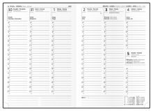 Týdenní diář - Oskar - Fabric - A5 - šedá (1)