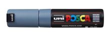 UNI PC-8K POSCA Akrylový popisovač 8 mm seříznutý široký - břidlicově šedý [61]