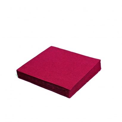 WIMEX Ubrousky 33x33cm 2 vrstvé - bordové [250 ks]